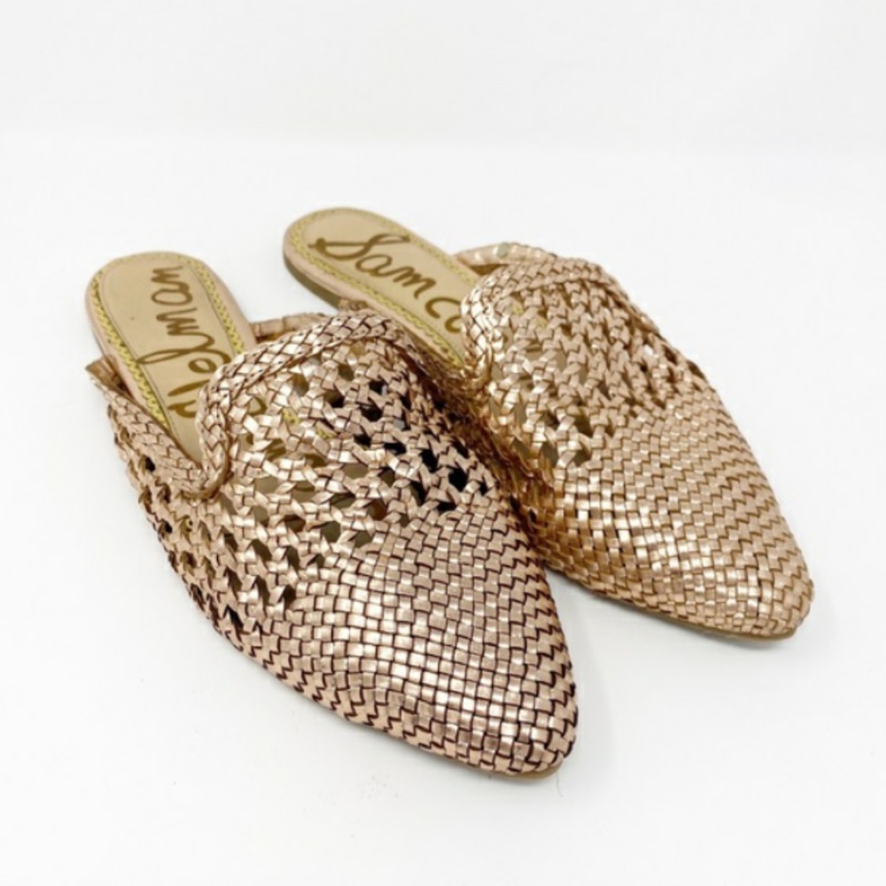 Sam Edelman rose gold mules